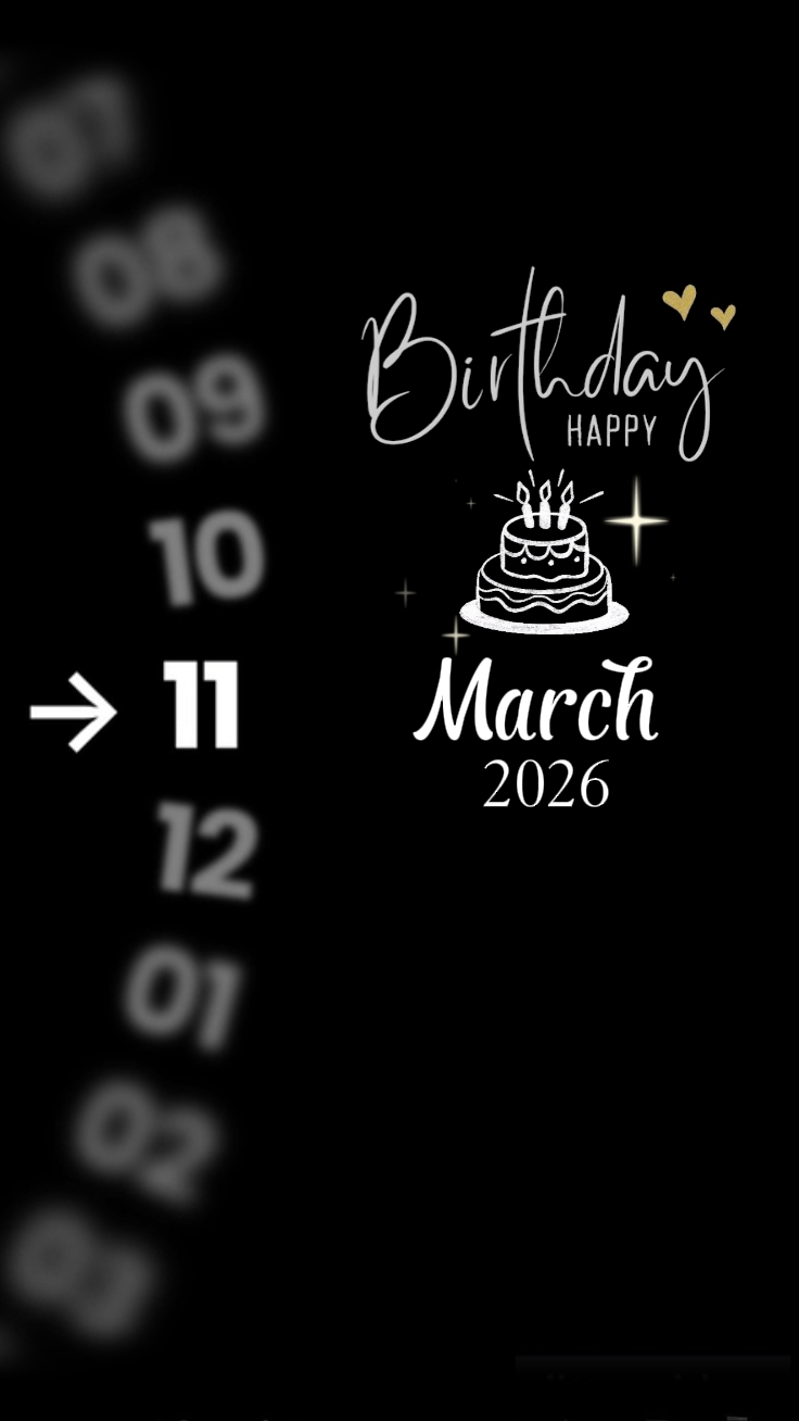 HBD 11 Maret