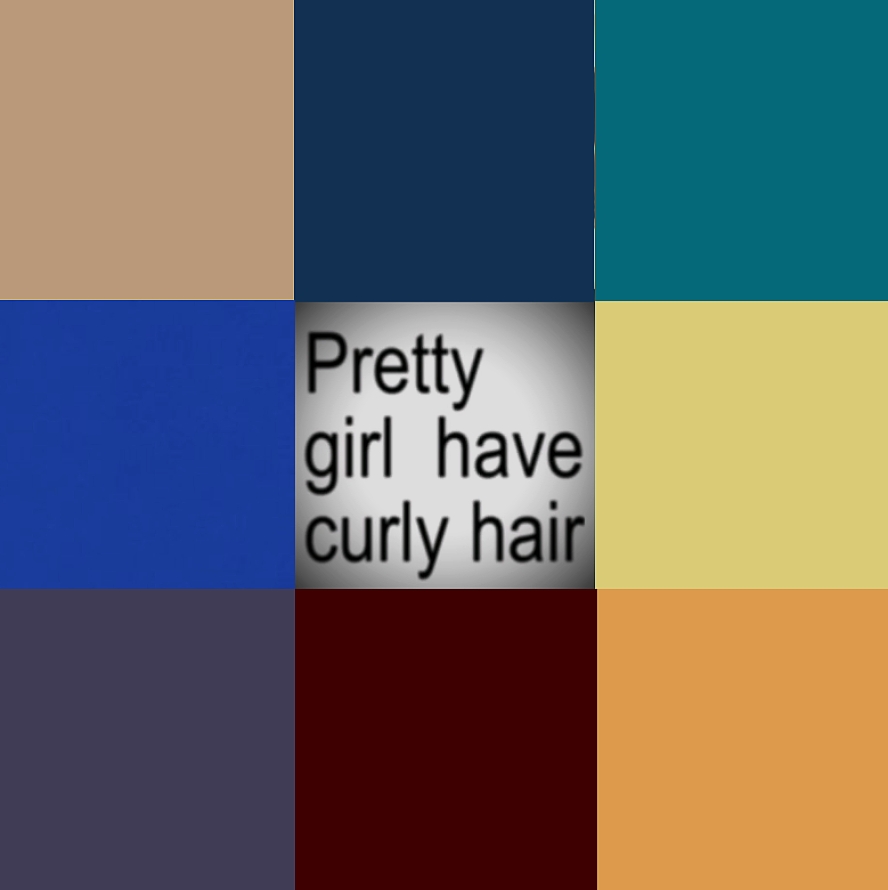 pretty curly hair...
