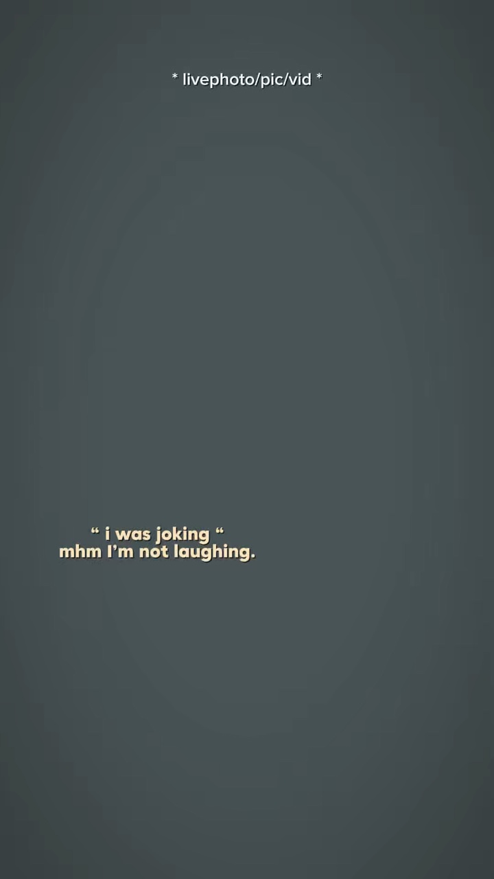 I was jokin
