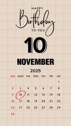 hbd 10 november 2025