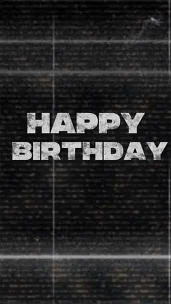 Happy birthday boy