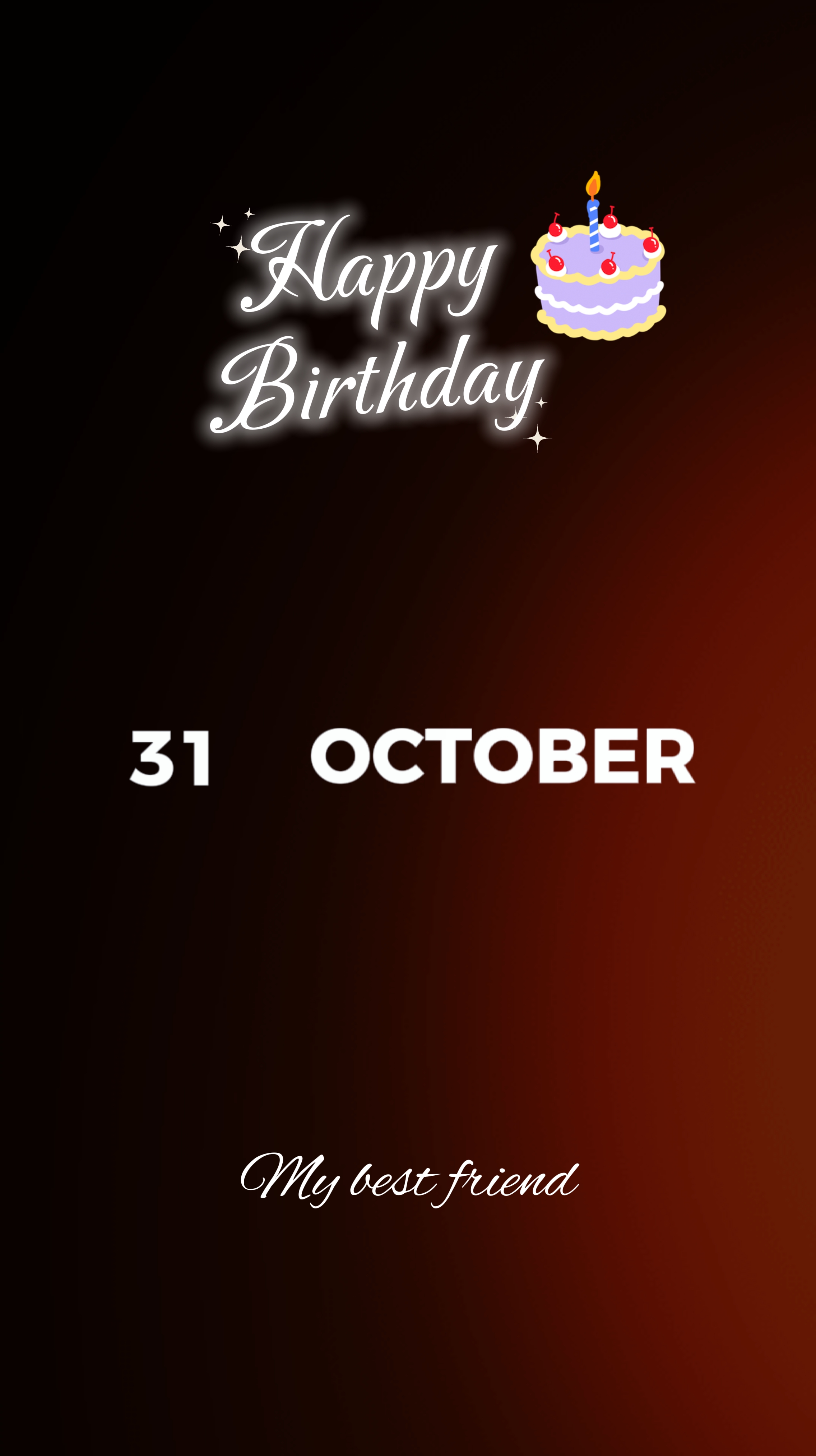 Feliz cumpleaños 31 de octubre