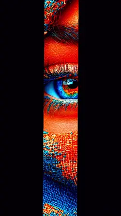 Abstract Eyes Glow
