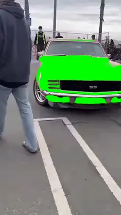 car Green screen 