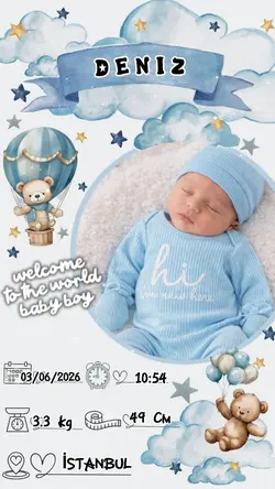 Welcome baby boy