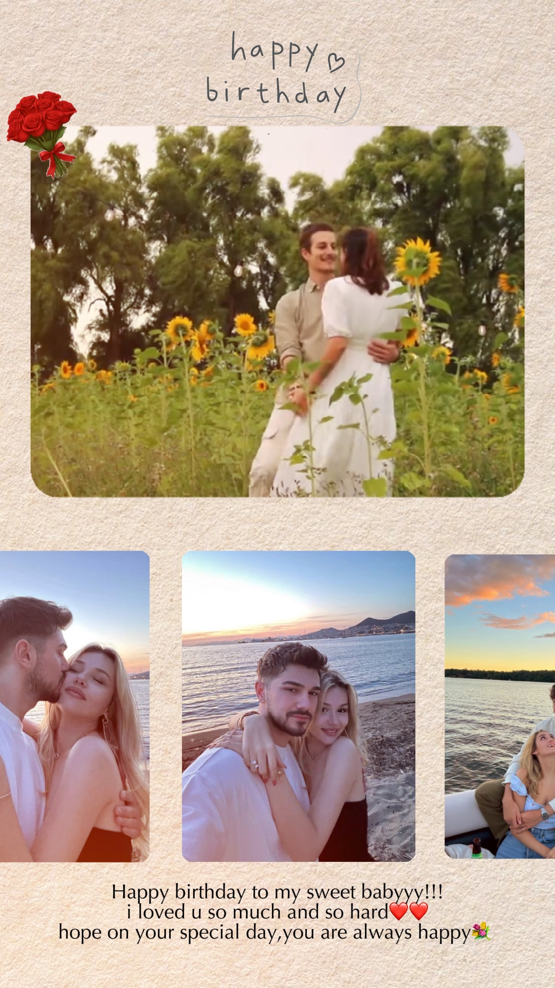 Feliz aniversário amor❤️