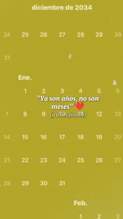 Ya son años 