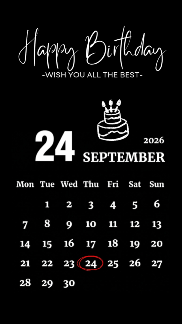 Birthday 24September