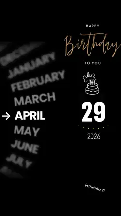 hbd 29 april 2026