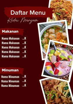 Daftar Menu 