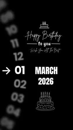 HBD 1 MARCH