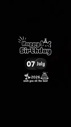 hbd 7 july 2026