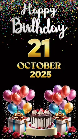 Birthday 21 Oct 2025