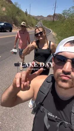 Summer lake day