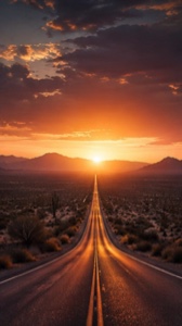Desert Highway at Du