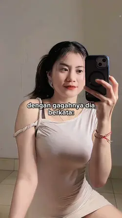 dengan gagahnya dia