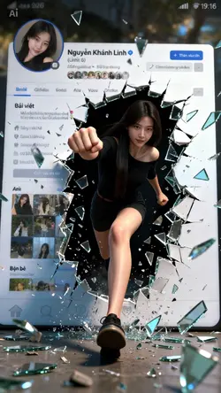 Đấm vỡ Facebook