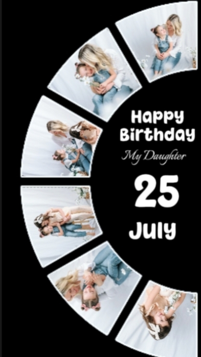 HBD filha 25 de julho