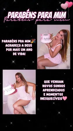 Parabéns pra mim