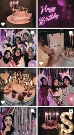 frame ultah estetik