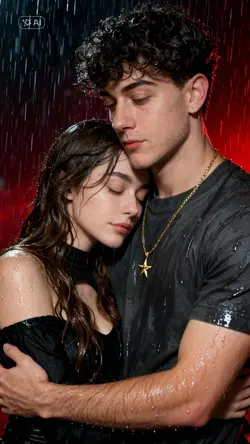 scene under the rain