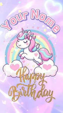UNICORN BIRTHDAY NEW