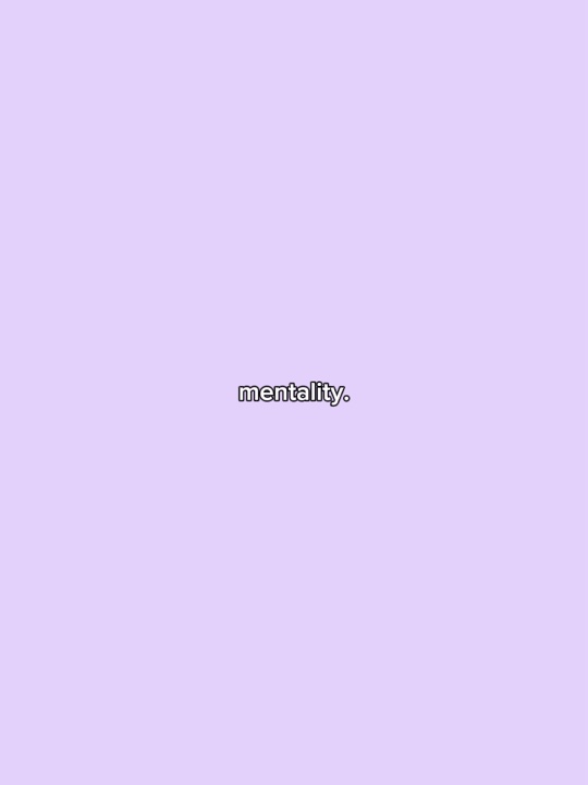 Mentality