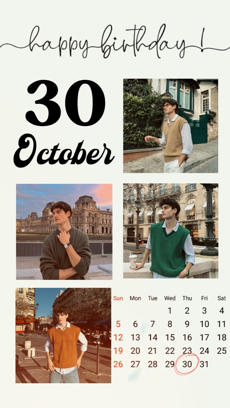 CUMPLEAÑOS 30 DE OCTUBRE