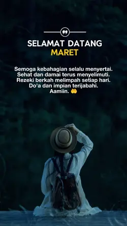 Selamat datang maret