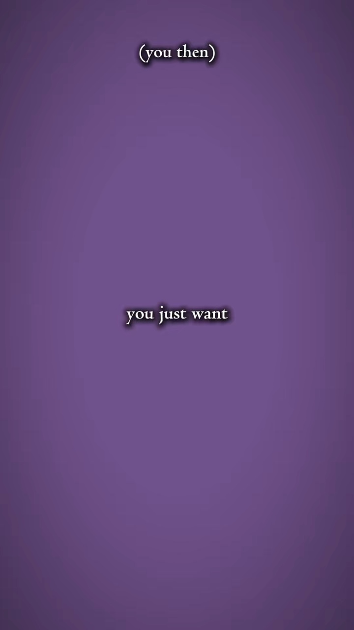 you just want attent