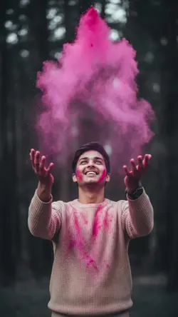 Pink Powder — rytmiskt selfieklipp