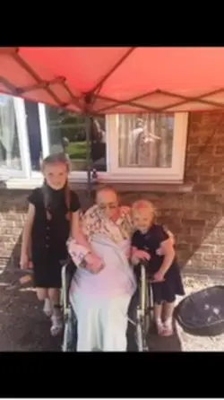 hug with grandma 