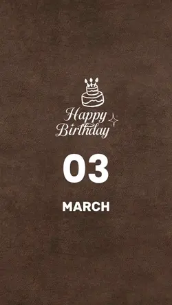 HBD 03 MARCH 2026 