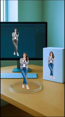 ganti foto miniatur 