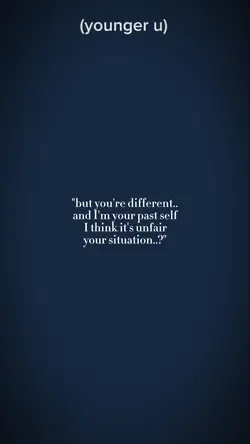 You say I'm changing