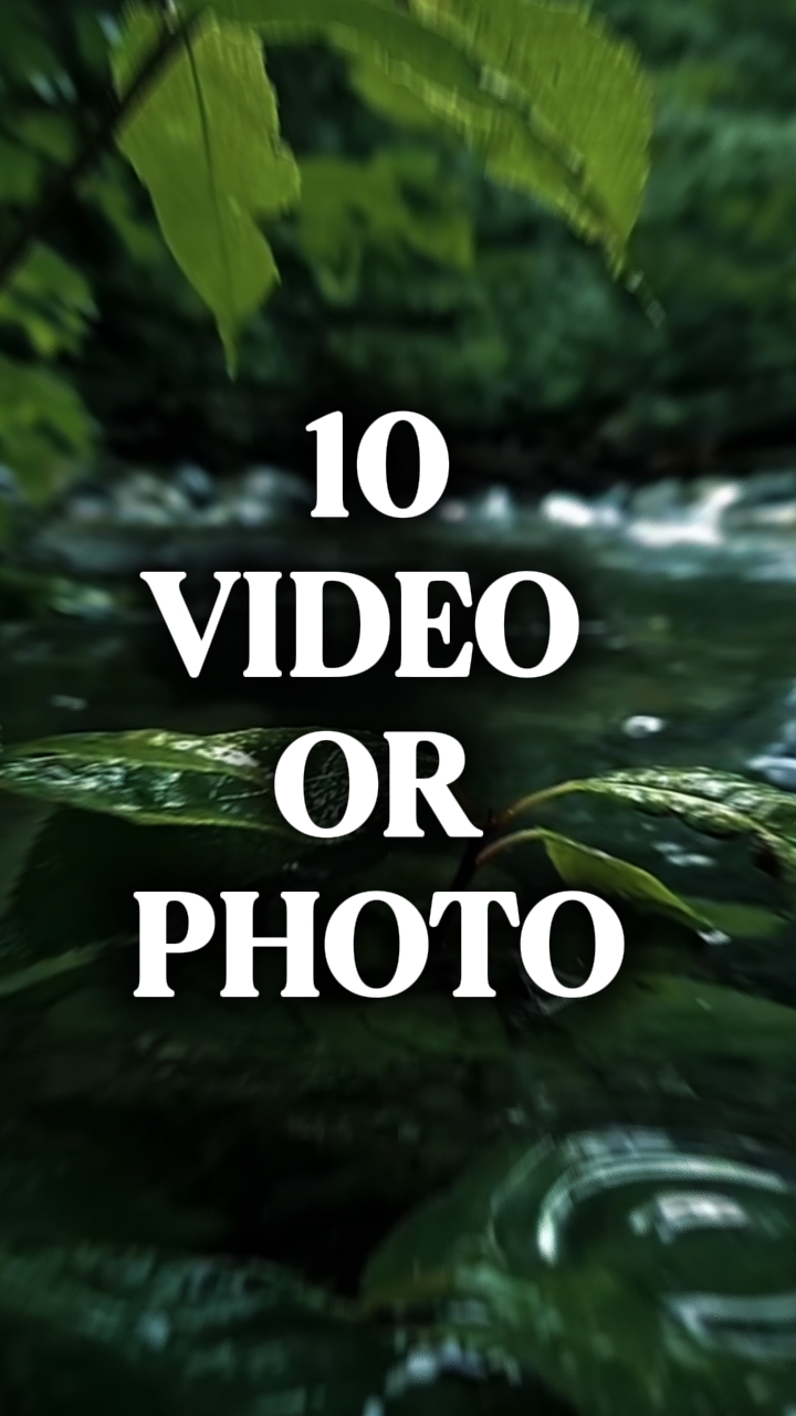 10 video veya fotoğraf 