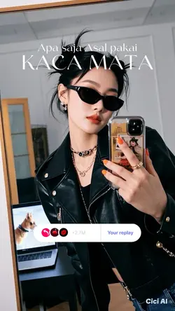 Apa aja pake kacamat
