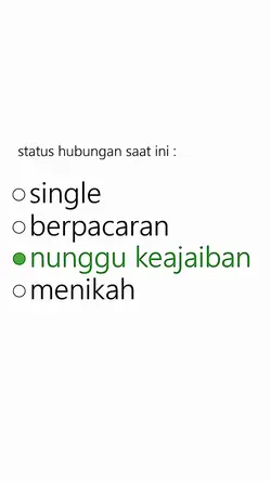 status hubungan 