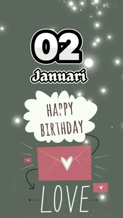 hbd love 02 Januari 