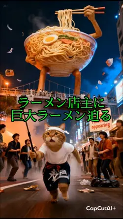 恐怖!巨大ラーメン