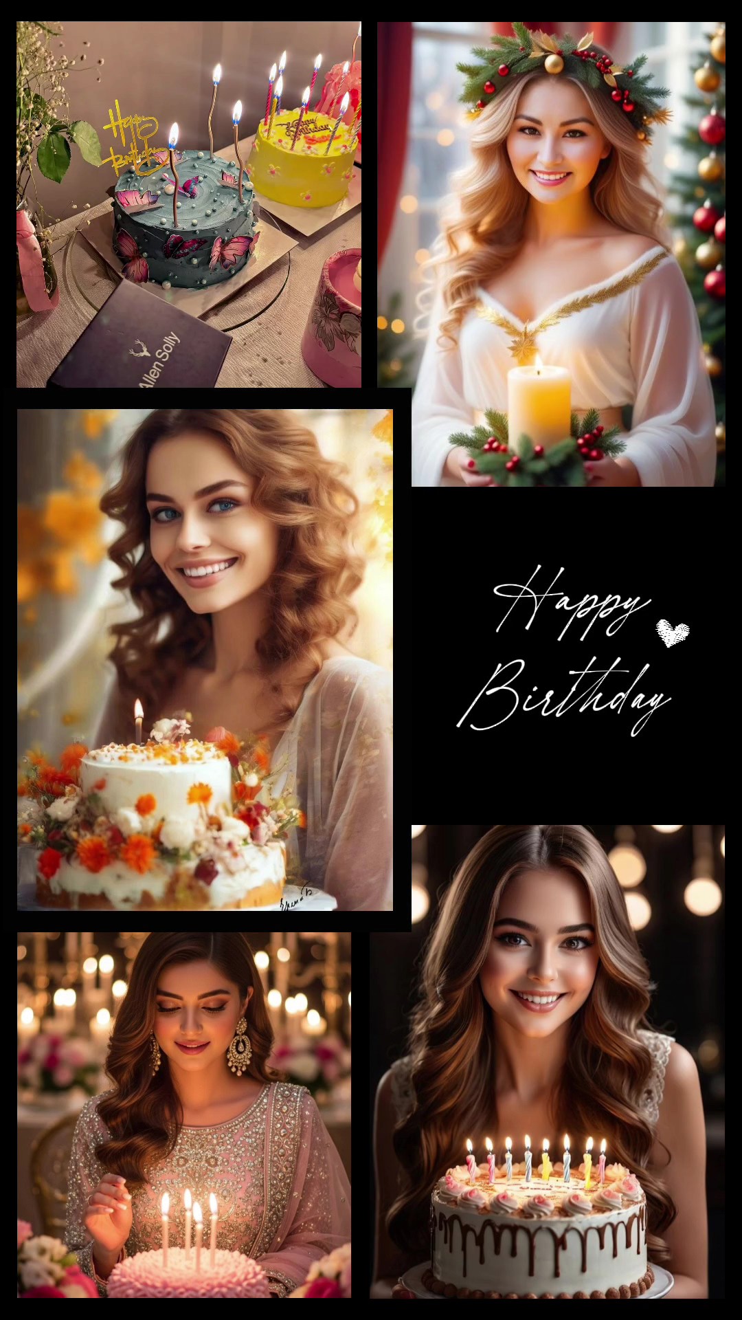 birthday collage l
