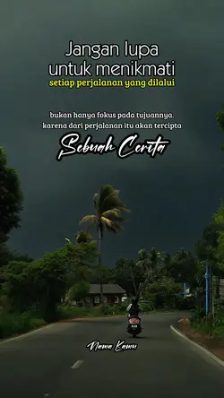 menikmati perjalanan