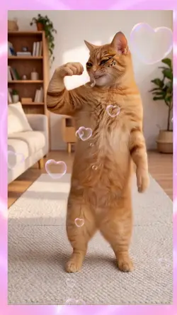 dancing cat