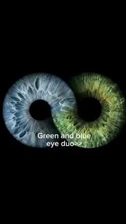 Green & blue eye duo