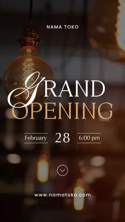 story: grand opening