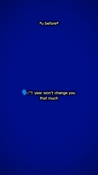 1 Year won't change 