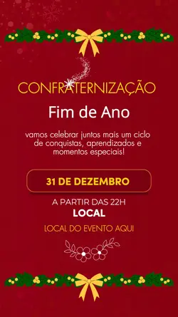 CONVITE FIM DE ANO