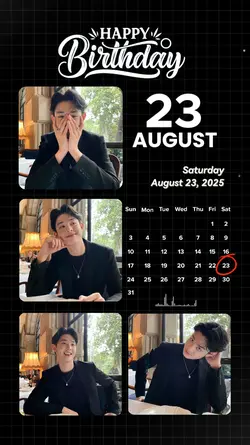 23 AUGUST BIRTHDAY