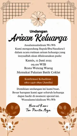 arisan keluarga