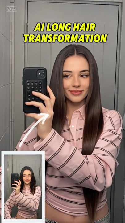 Filtre AI cheveux longs